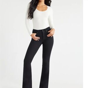 Sofia Jeans Women's Melissa Flare High Rise Black Jeans, Size 2